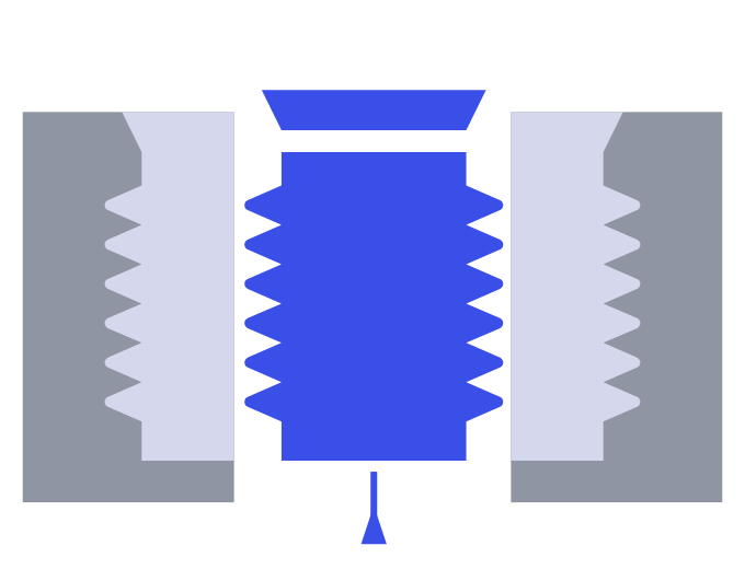 型開き・製品取出